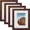 Craig Frames 4 Pack: Contemporary Rustic Copper Picture Frame with Mat